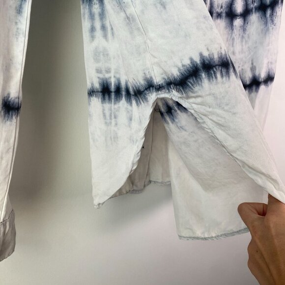 Bella Dahl Womens Flowy Tie Dye Button Down Shirt XS Coastal Cowgirl Boho - Picture 8 of 12